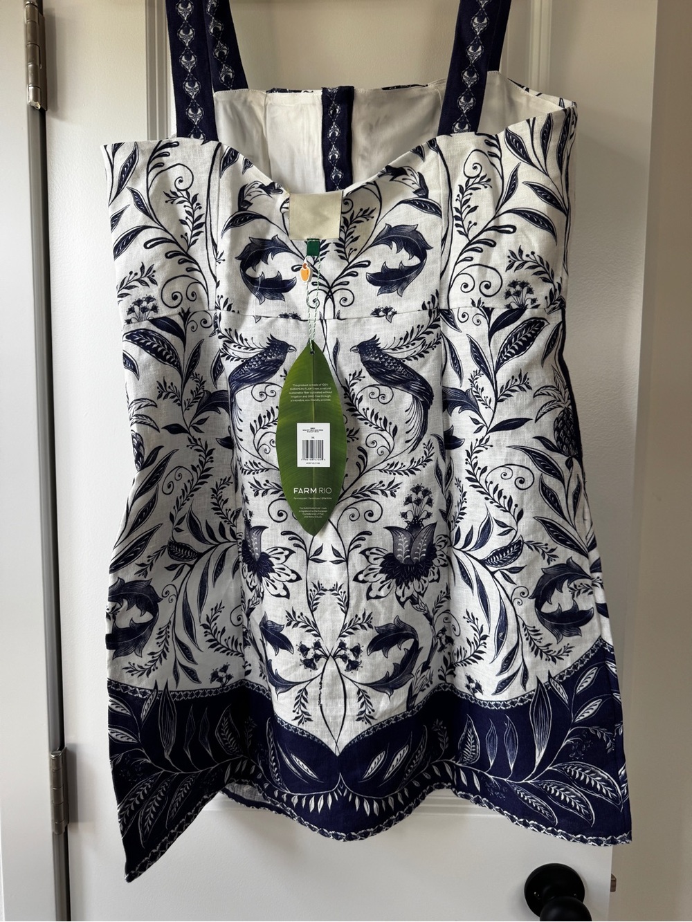 Farm Rio off white Nina mini dress - Picture 10 of 10